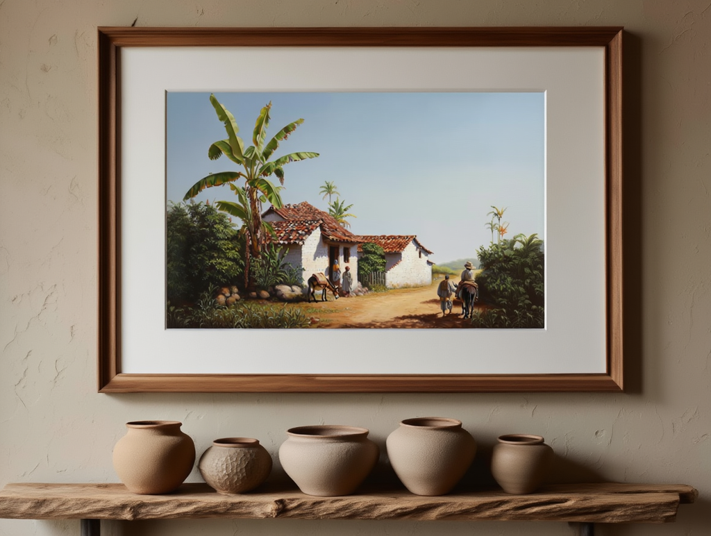 Camille Pissarro - Paysage Tropical