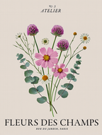 Blooming Botanicals – 6 Floral Prints | Mix & Match Wall Art Collection - Hakyarts