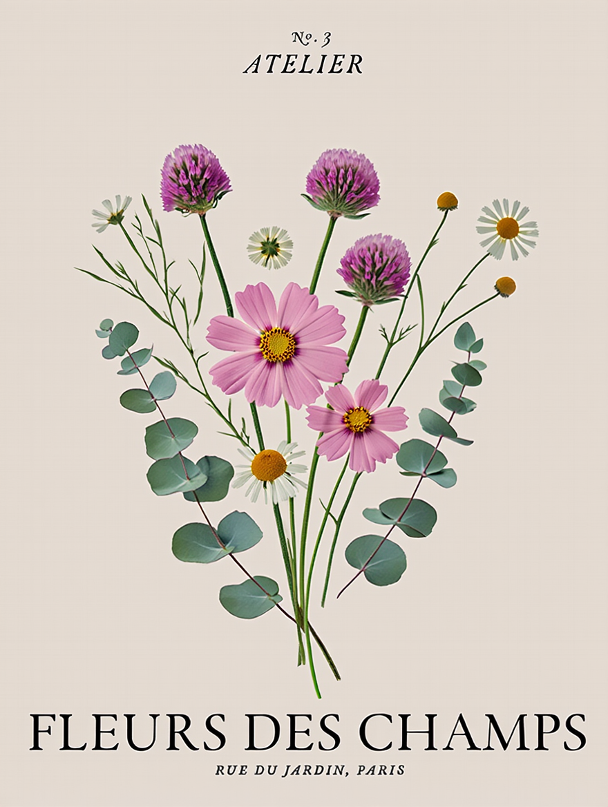 Blooming Botanicals – 6 Floral Prints | Mix & Match Wall Art Collection