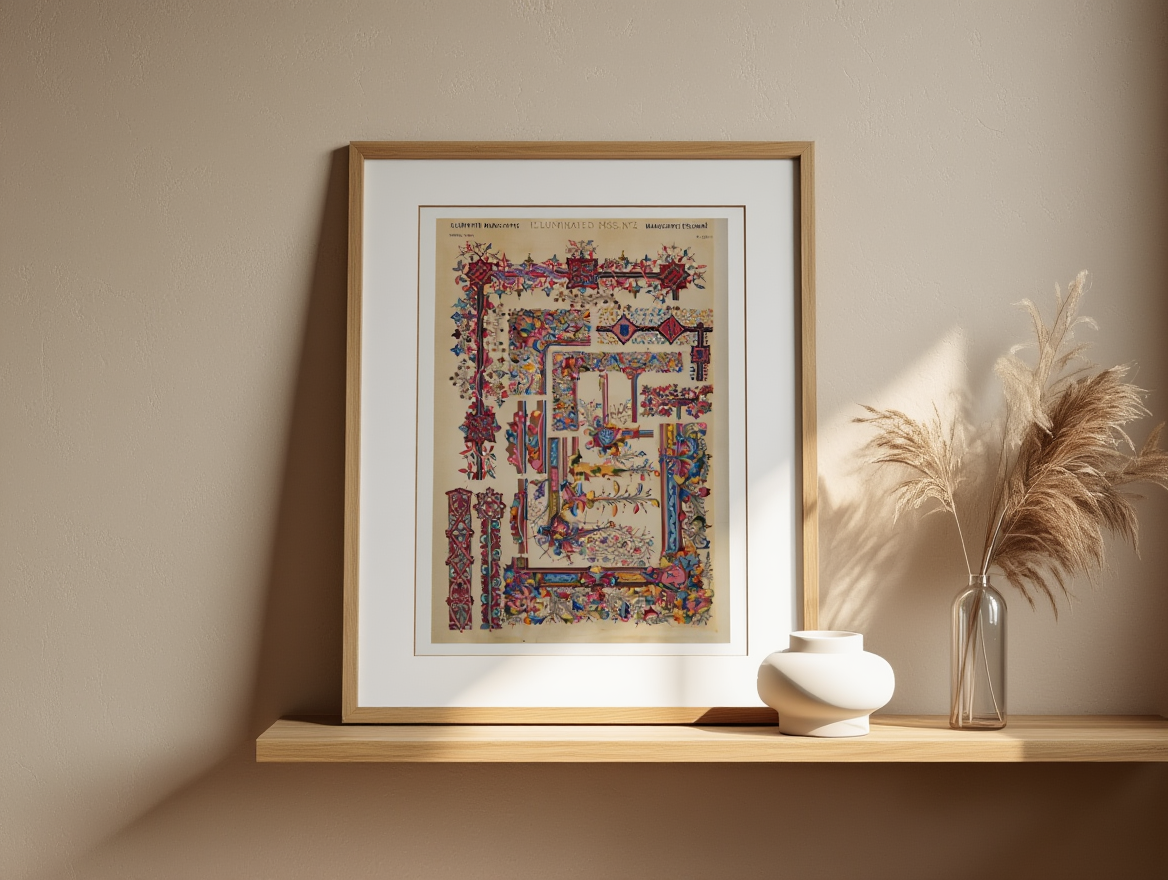 Illuminated Manuscripts No.2 – Owen Jones (1856) | Historic Decorative Art Print