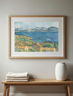 The Bay of Marseilles, Seen from L'Estaque – Paul Cézanne Poster | Post-Impressionist Landscape Art Print