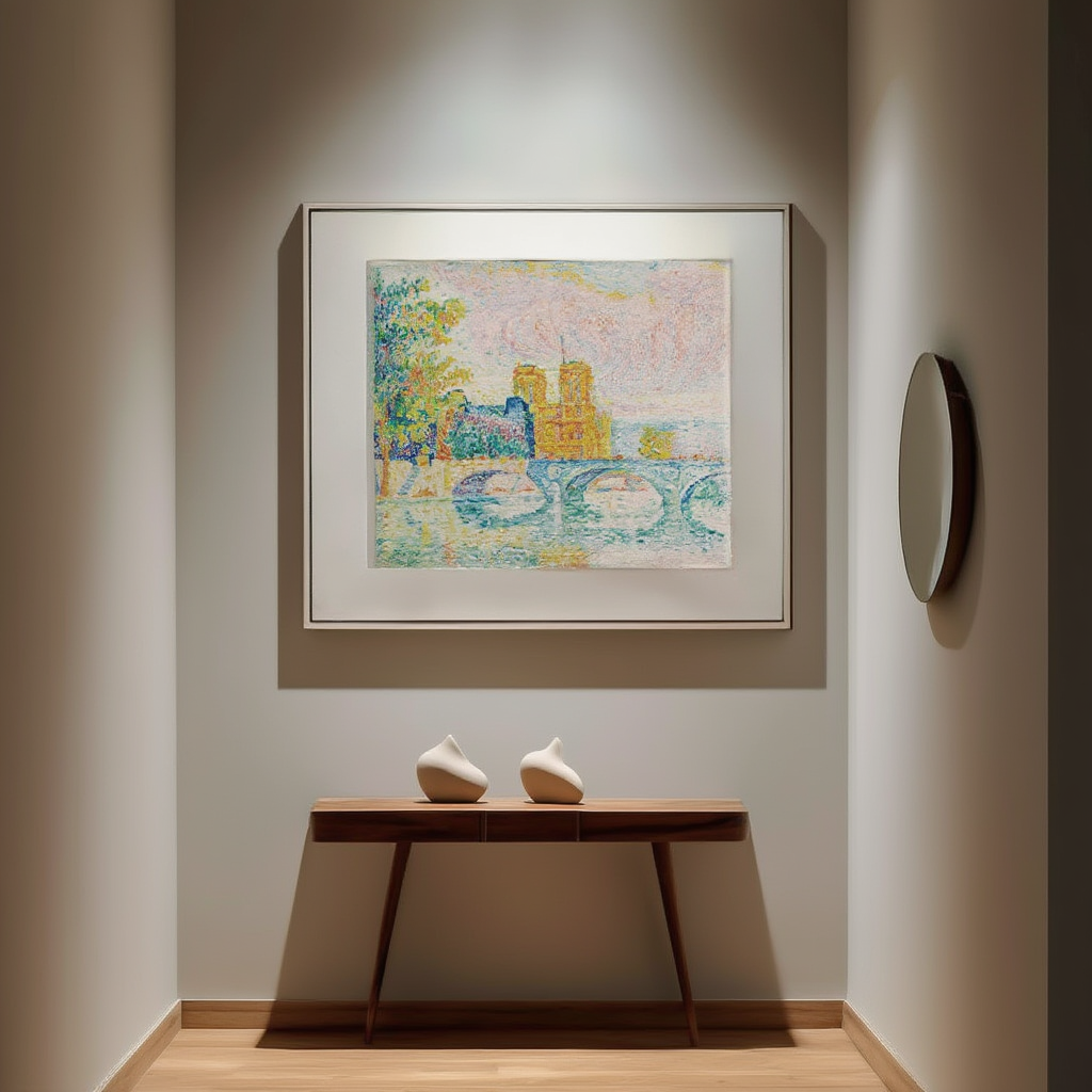 La Cité ‘Paris’ – Paul Signac Poster | Pointillist Neo‑Impressionist Art Print