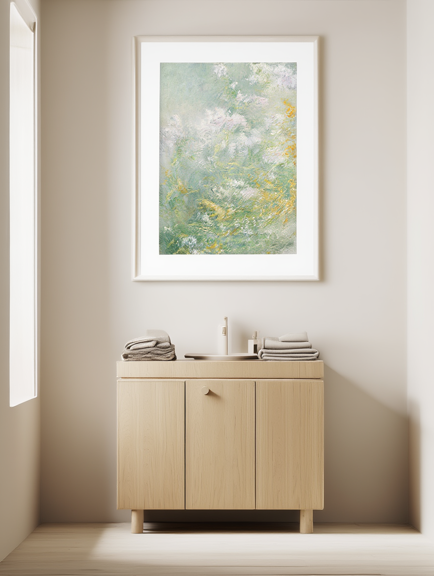 Meadow Flowers by John Henry Twachtman – Vintage Floral Landscape Wall Art Print