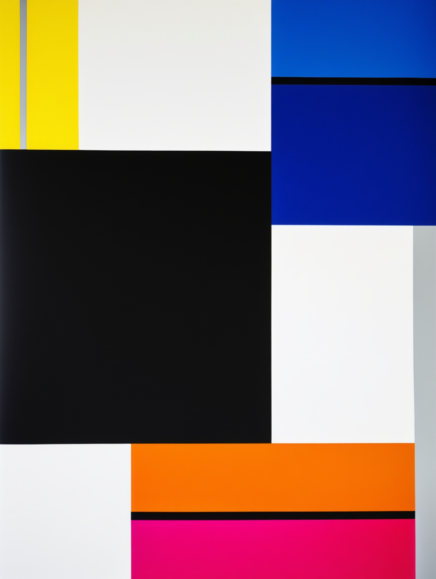 Composition XXI (1923) by Theo van Doesburg – De Stijl Modern Art Print - Hakyarts
