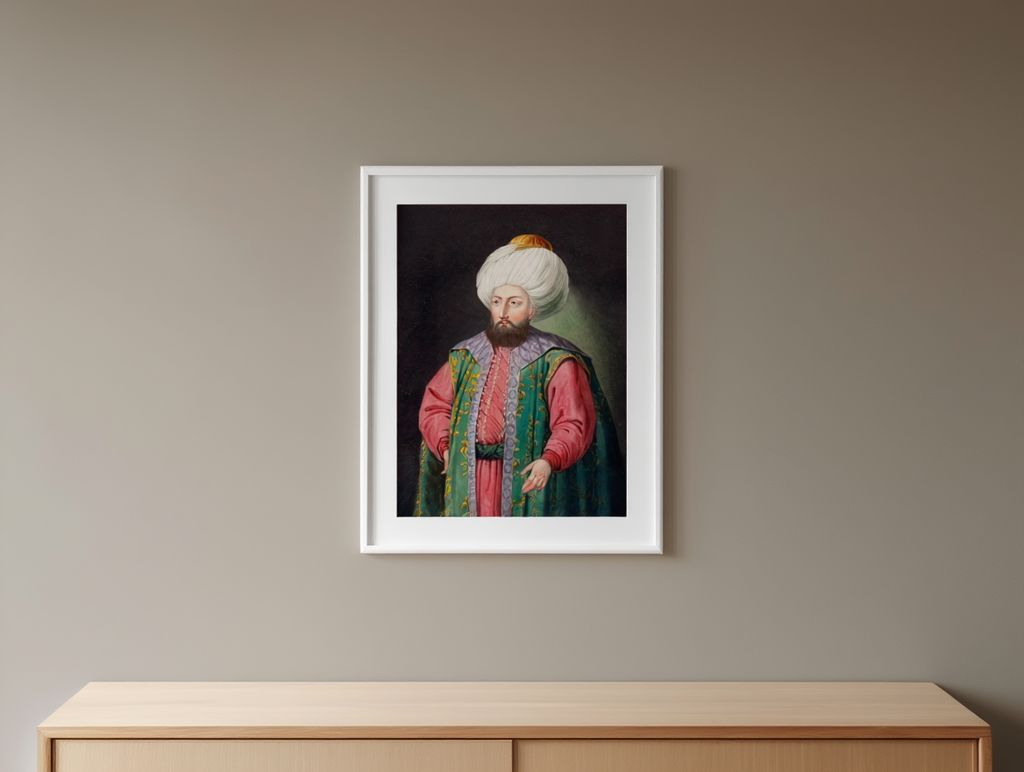 John Young - A series of portraits of the emperors of Turkey Pl.11 Poster