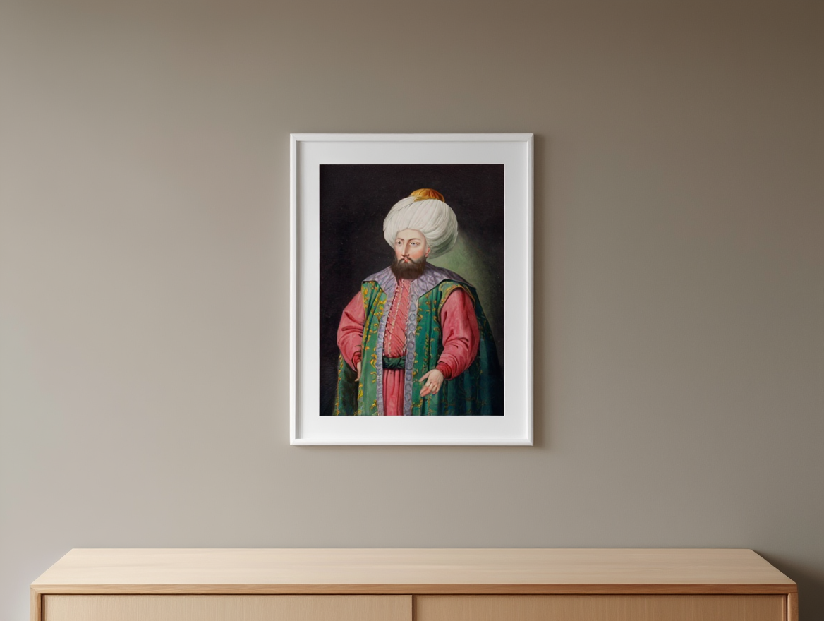 John Young - A series of portraits of the emperors of Turkey Pl.11 Poster