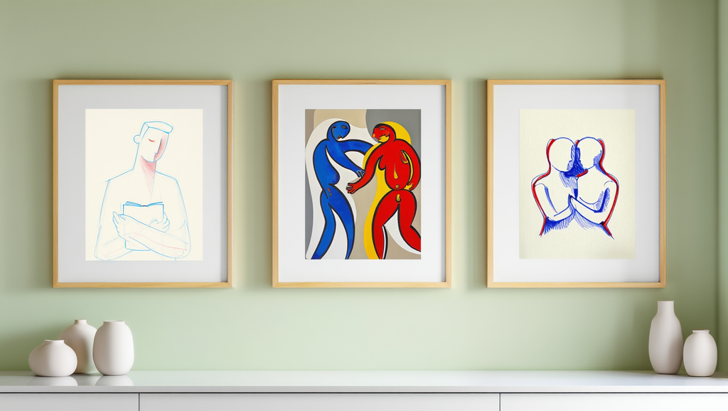 Mikuláš Galanda – Modernist Trio of Fine Art Prints