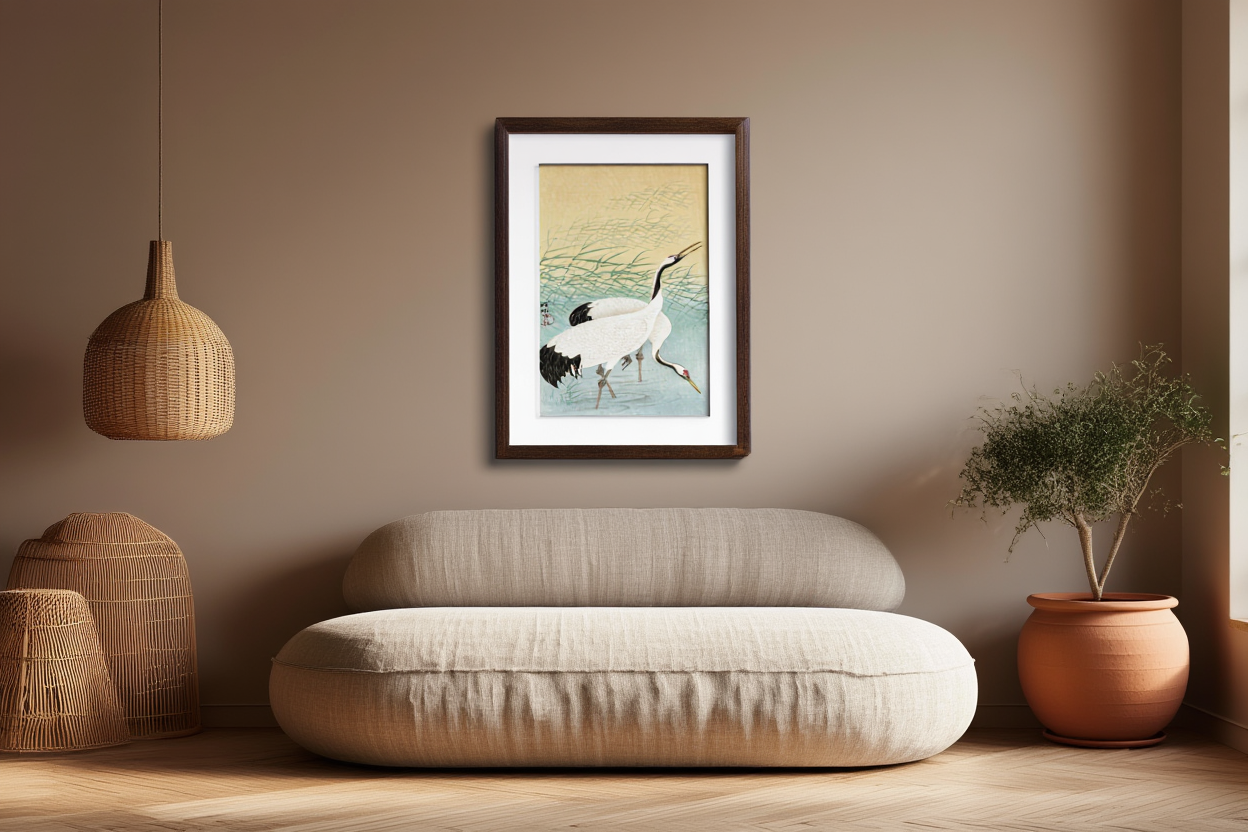 Ohara Koson - Two Cranes