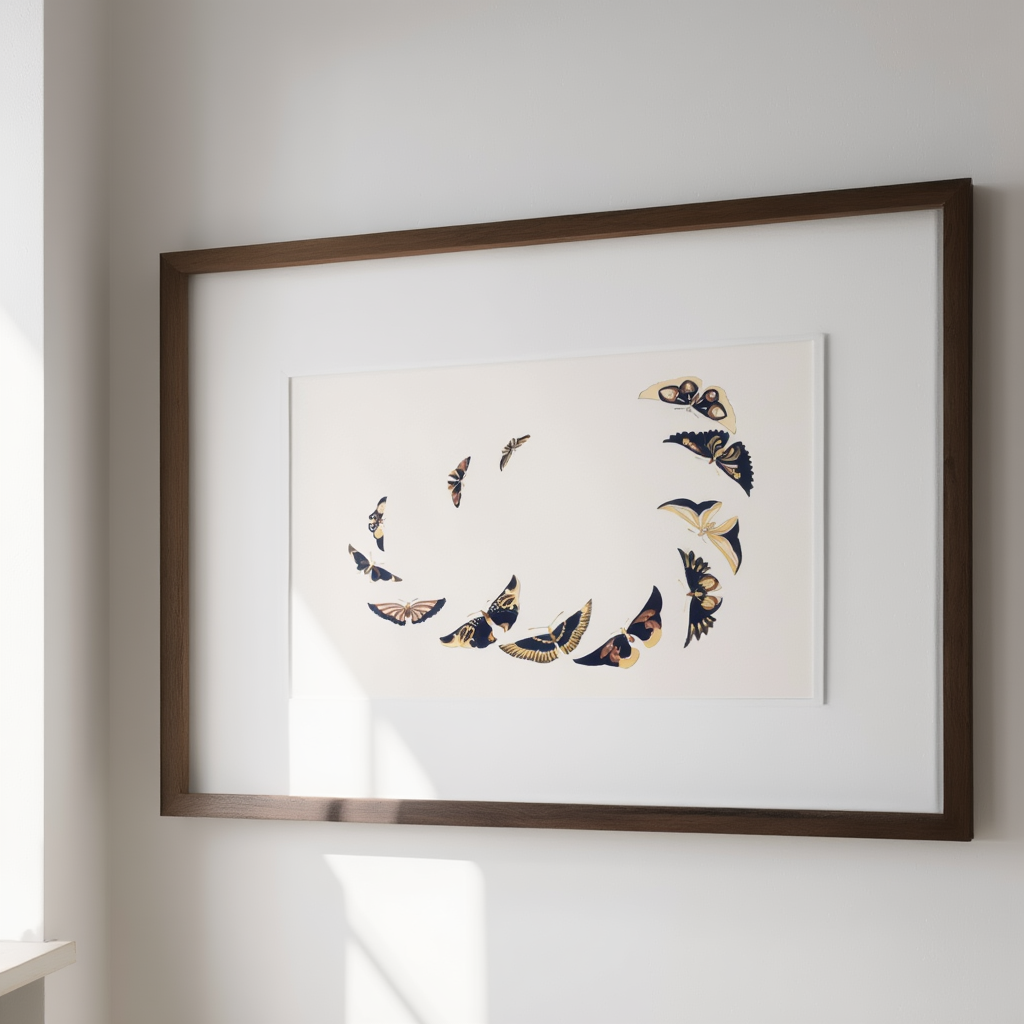 Kamisaka Sekka  - Vintage Butterfly