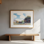 Chemin à l’entrée d’un Bois – Alfred Sisley Poster | Impressionist Landscape Art Print - Hakyarts