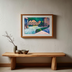 Eiserne Brücke by Alexander Kanoldt – Modernist Industrial Landscape Art Print - Hakyarts
