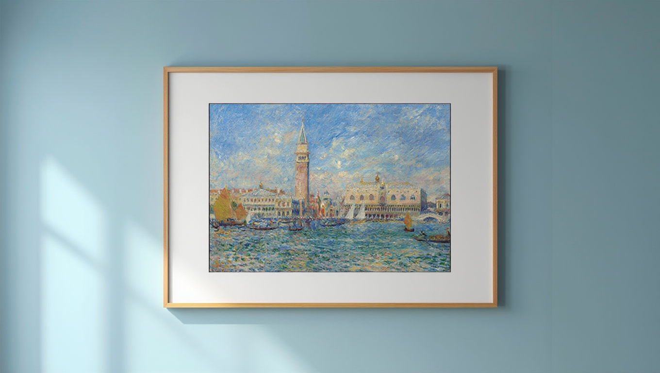 Auguste Renoir -  Venice 'The Doge's Palace'