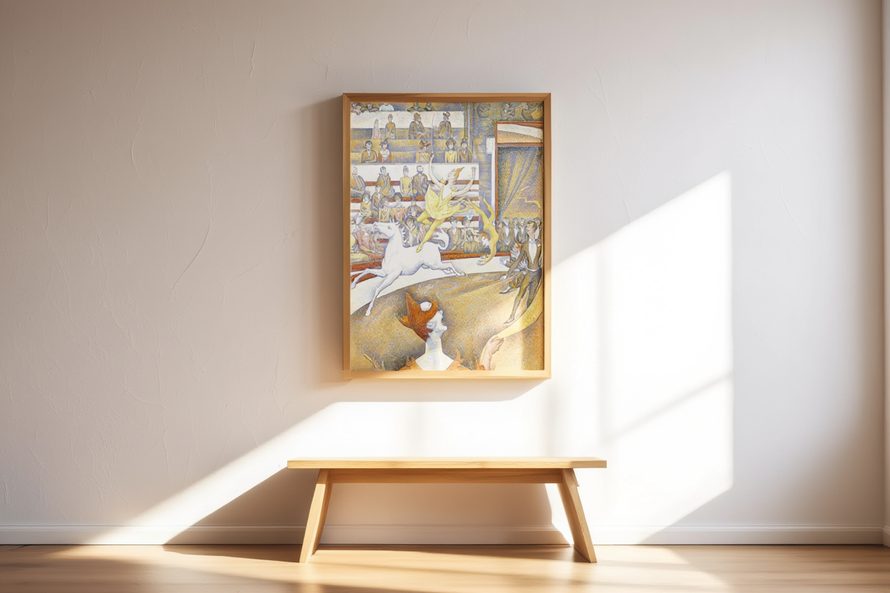 Georges Seurat – The Circus Print (1891) – Vintage French Pointillism Poster