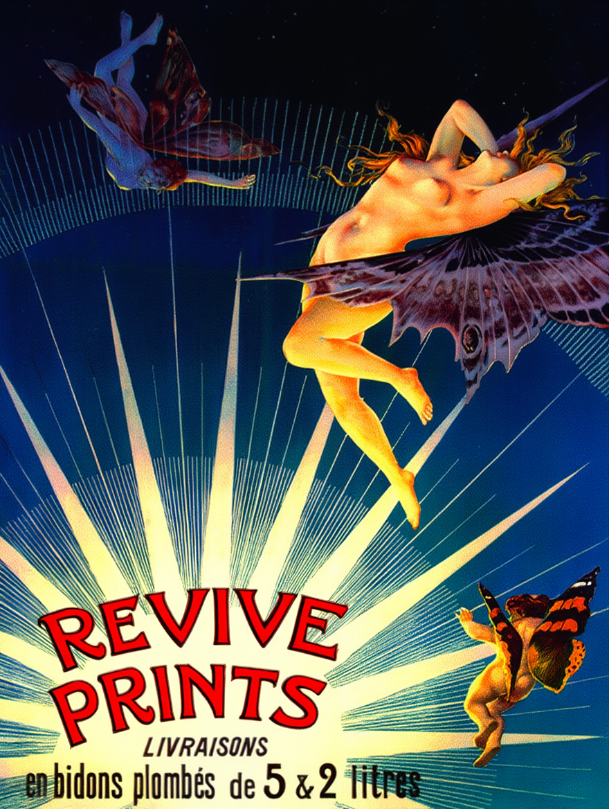 Pétrole Stella by Henri Gray – Vintage Poster Art Print