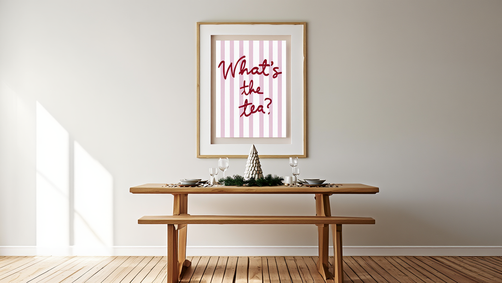 What’s The Tea Poster