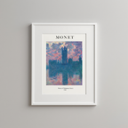 Houses of Parliament, Sunset – Claude Monet Poster | Impressionist London Art Print - Hakyarts