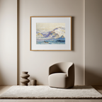 Genoa from the Sea by J.M.W. Turner – Landscape Art Print - Hakyarts