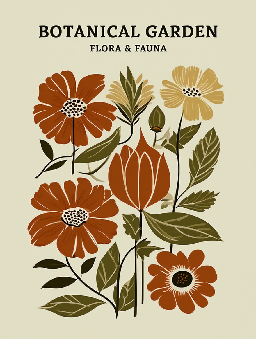 Vintage Botanical – Set of 3 Prints