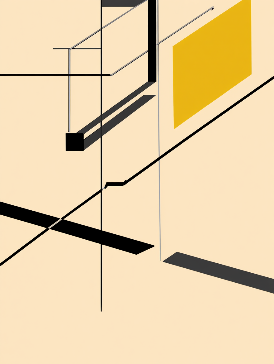 El Lissitzky – 4 Modernist Prints | Geometric Art Collection