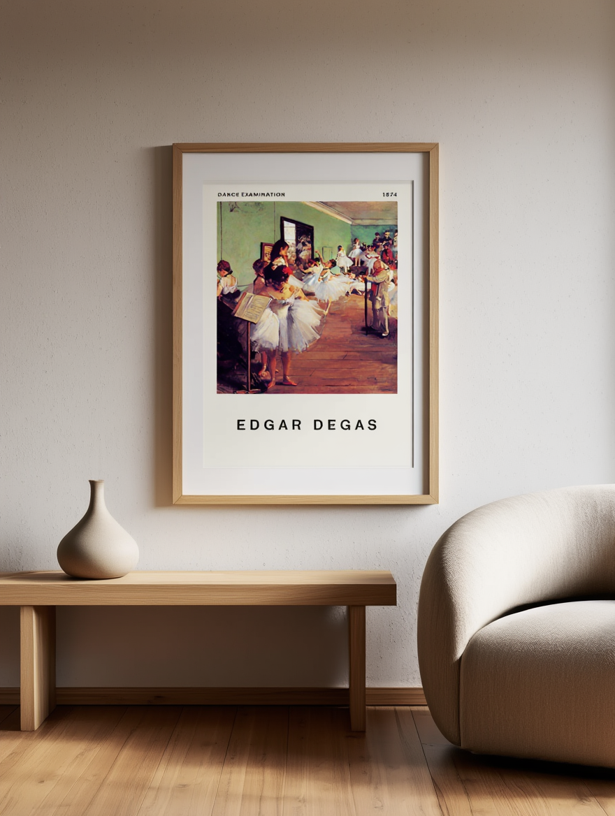 Edgar Degas - Dance Examination Poster