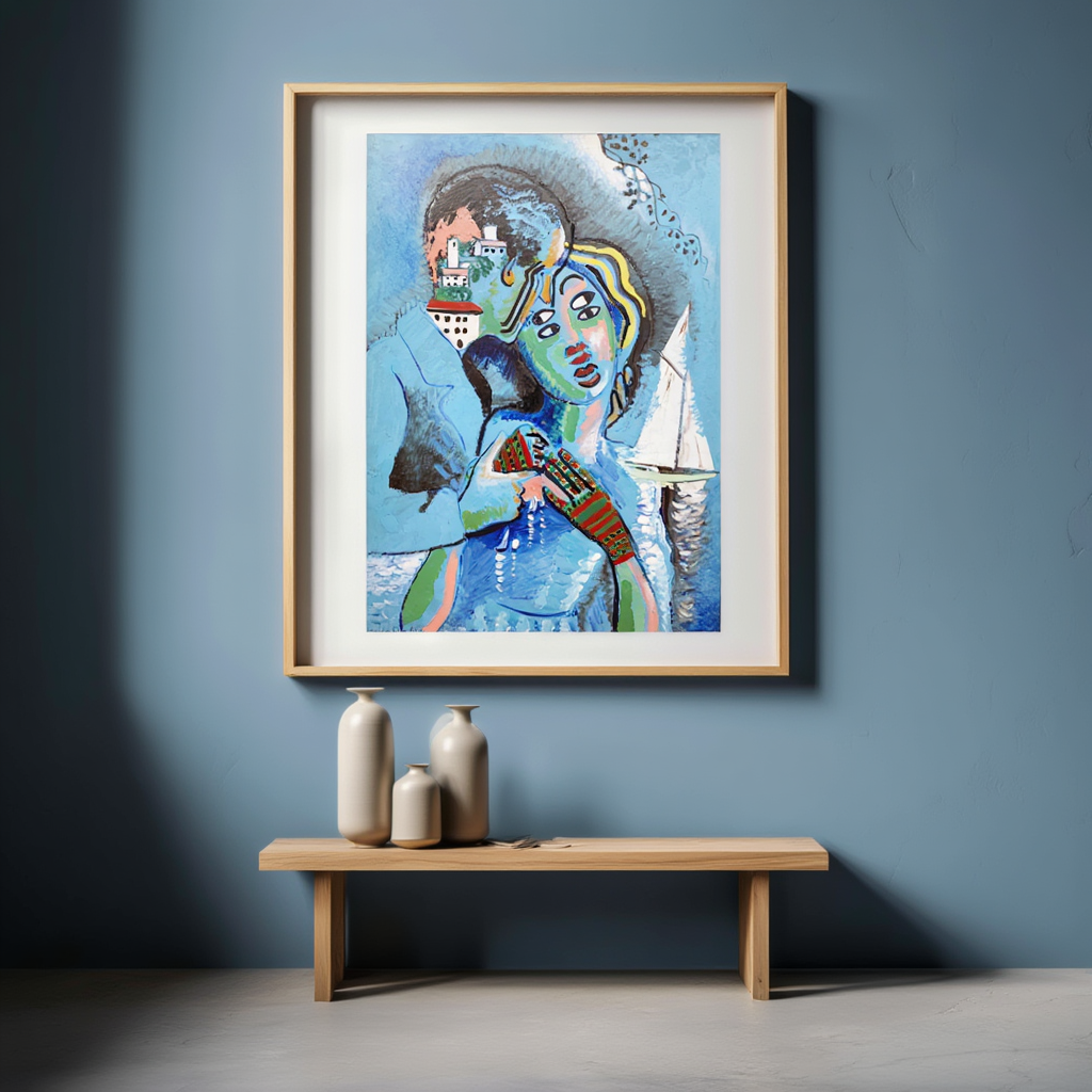 Idylle by Francis Picabia – Vintage French Modernist Art Print