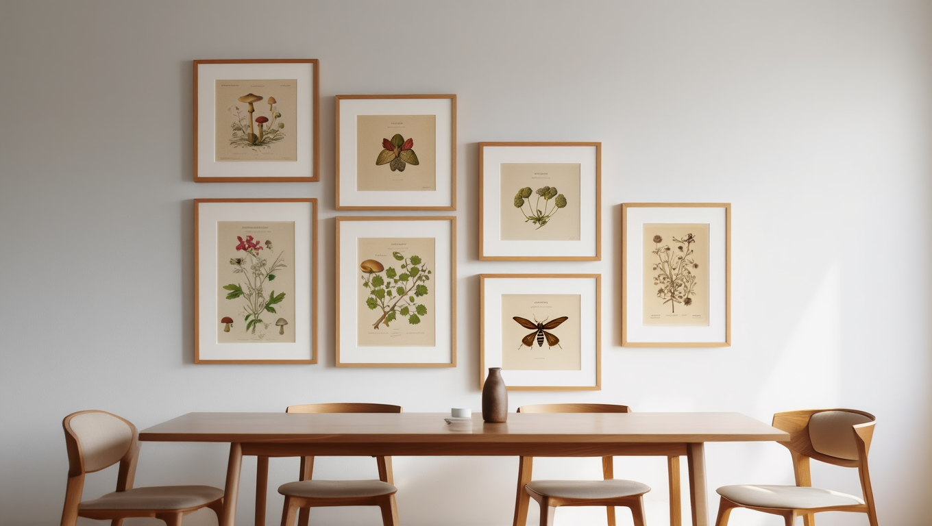 Vintage Adolphe Millot – Set of 5 Botanical & Natural History Prints