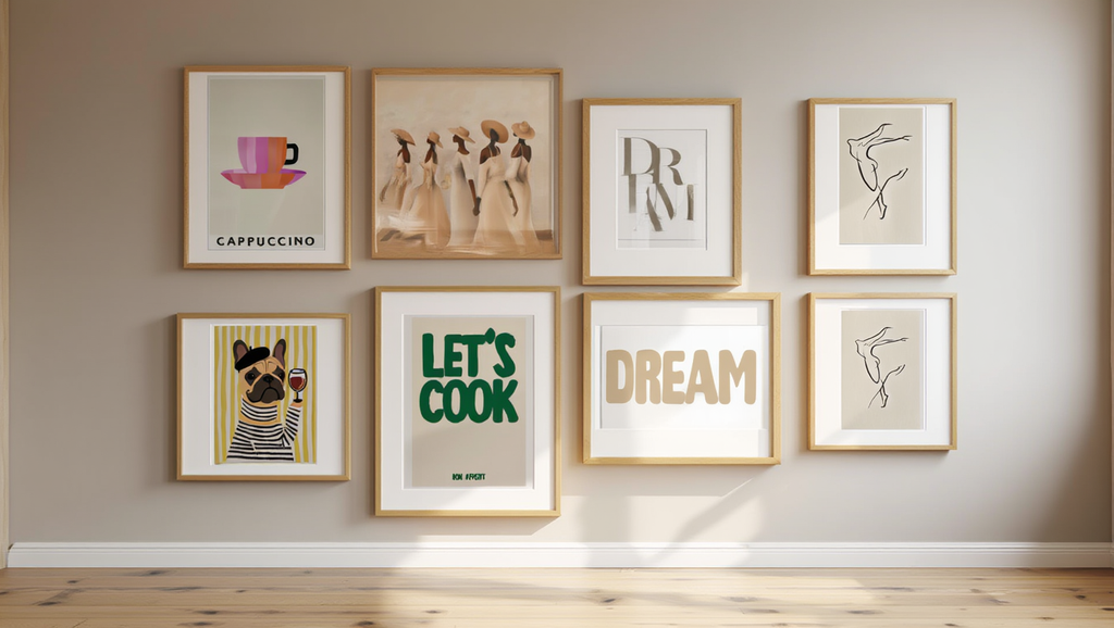 Neutral & Funny Daily Life – 6 Mix & Match Art Prints