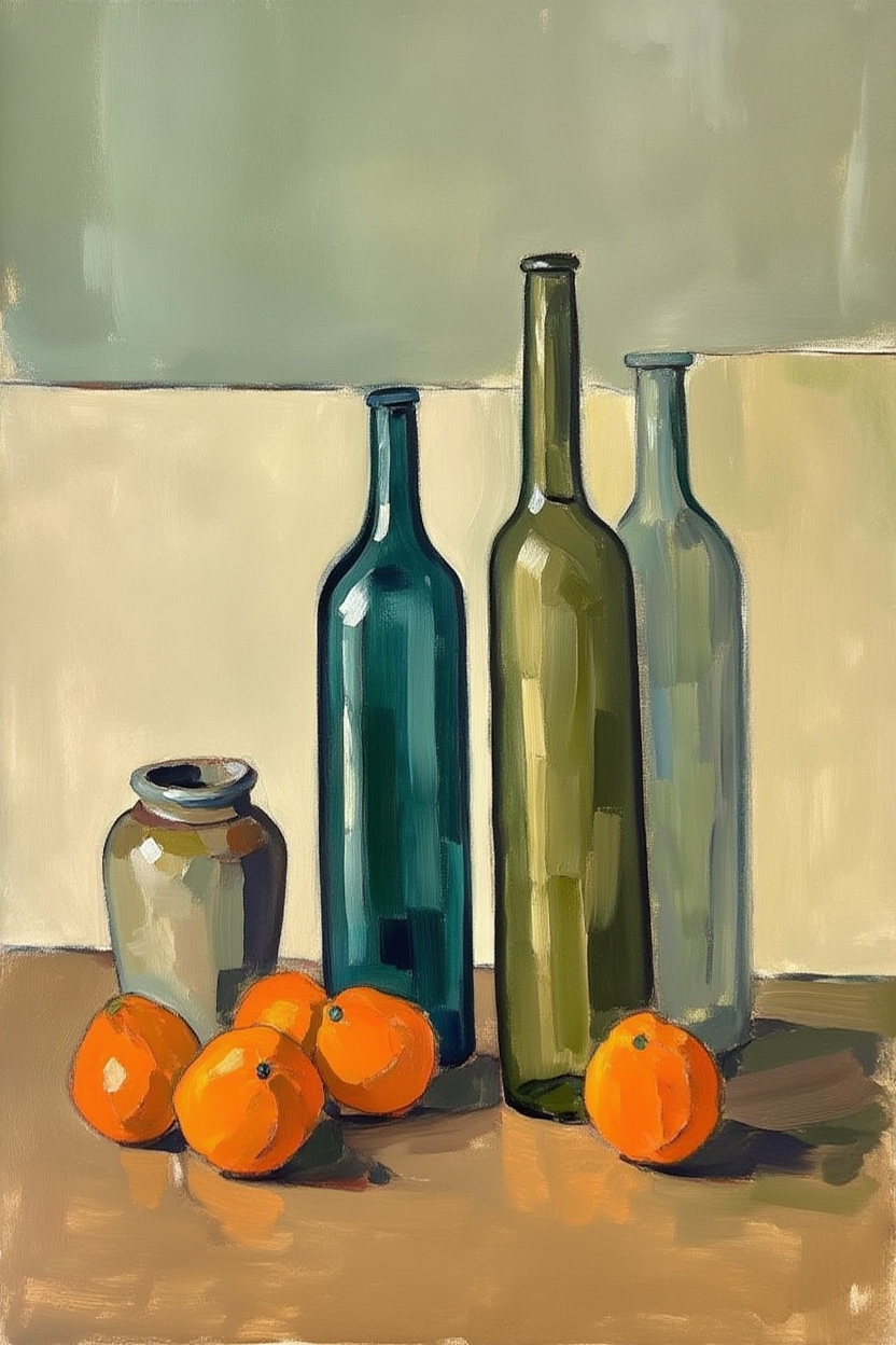Set of 4 Art Prints – Morandi-Inspired Still Life - Hakyarts