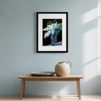 White Lilacs in a Glass Vase – Édouard Manet Poster | Impressionist Floral Still Life Art Print - Hakyarts