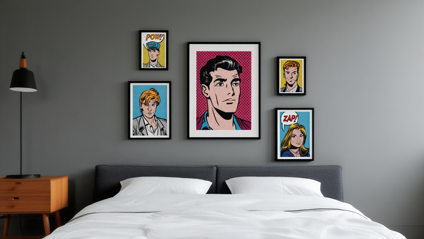 Pop Figures – Set of 5 Figurative Prints