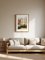 Corner of the Church of San Stae, Venice – Poster | 19th-Century Venetian Cityscape Art Print