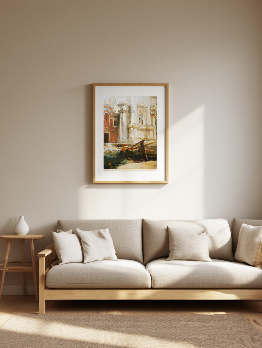 Corner of the Church of San Stae, Venice