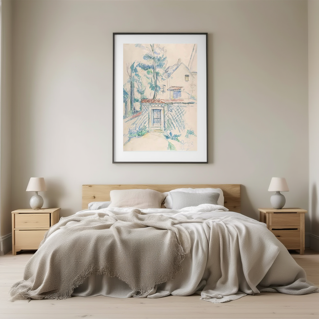 Entrance to a Garden – Paul Cézanne Poster | Post-Impressionist Landscape Art Print