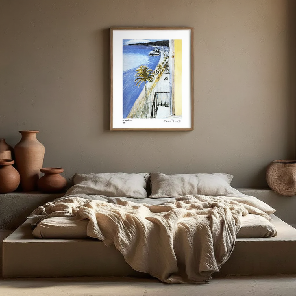 Affiche Henri Matisse - La Baie de Nice | HakyArts