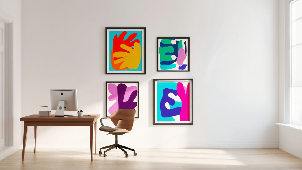Matisse Moments – Set of 4 Colorful Abstract Prints