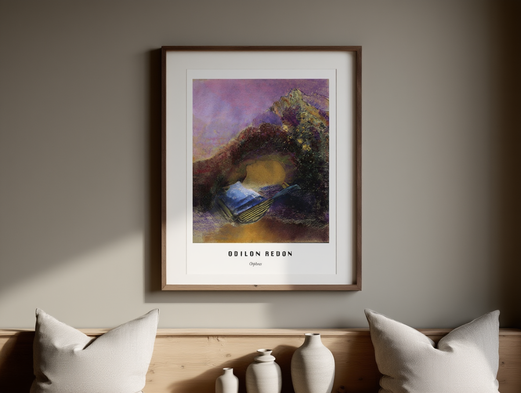Odilon Redon - Orpheus Poster