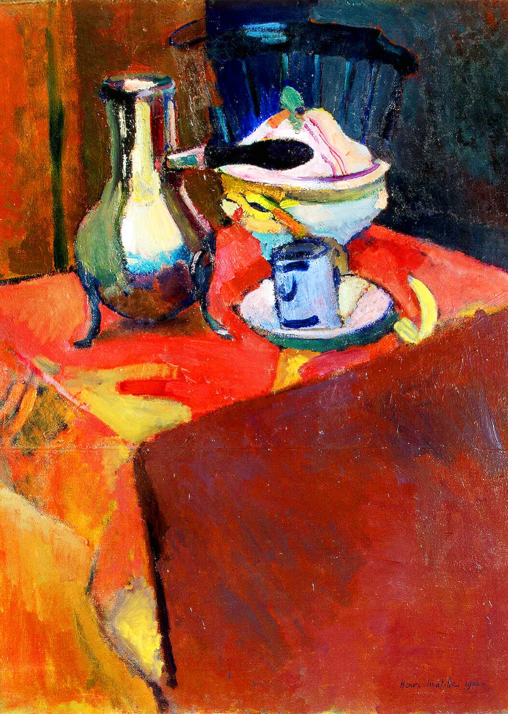 Henri Matisse - Crockery On A Table