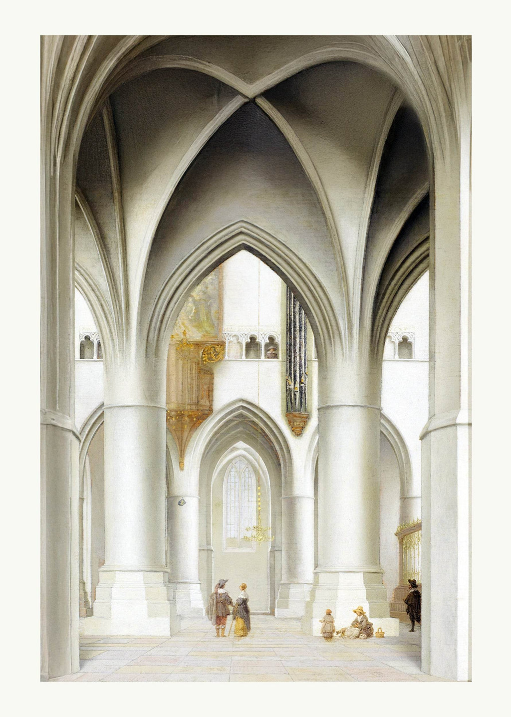 View of the Interior of the St. Bavo Church in Haarlem - Hakyarts