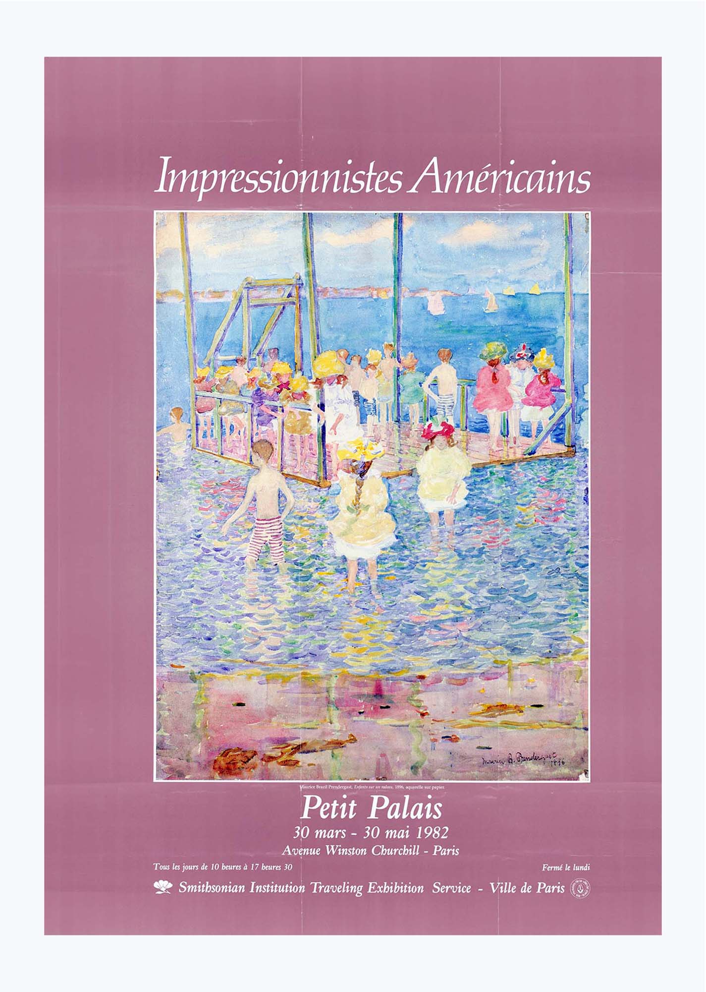 Art Exhibition Poster "Impressionnistes Américains" - Hakyarts