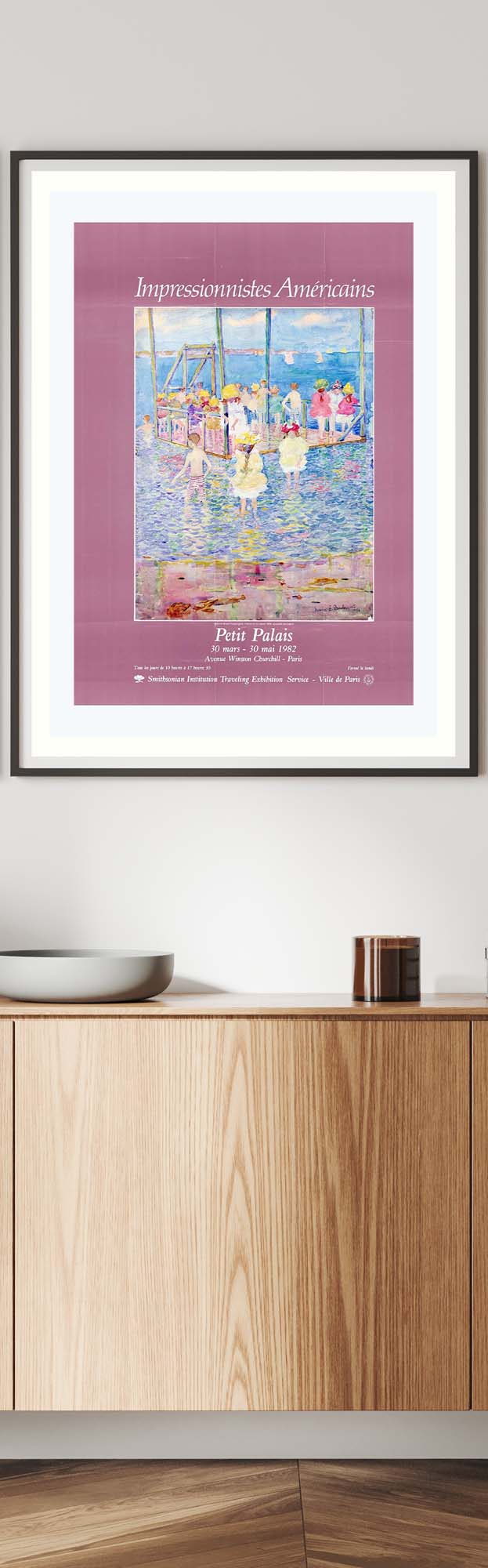 Art Exhibition Poster "Impressionnistes Américains" - Hakyarts