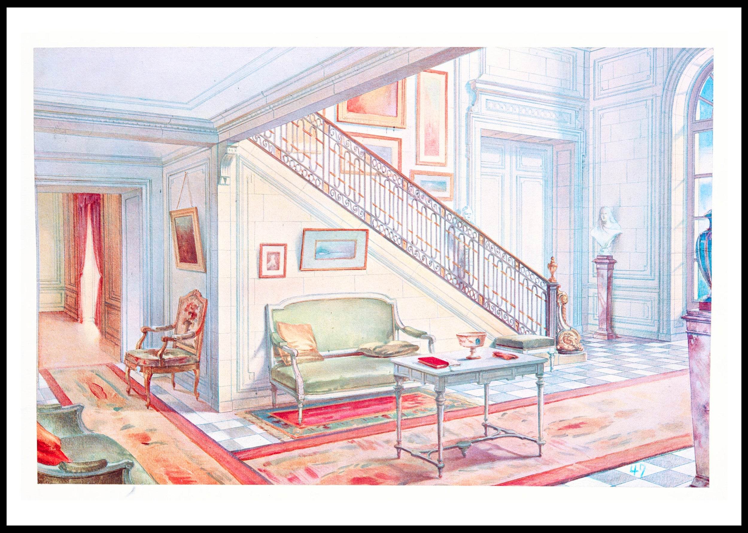 Départ d’Escalier et Partie de Vestibule - Hakyarts