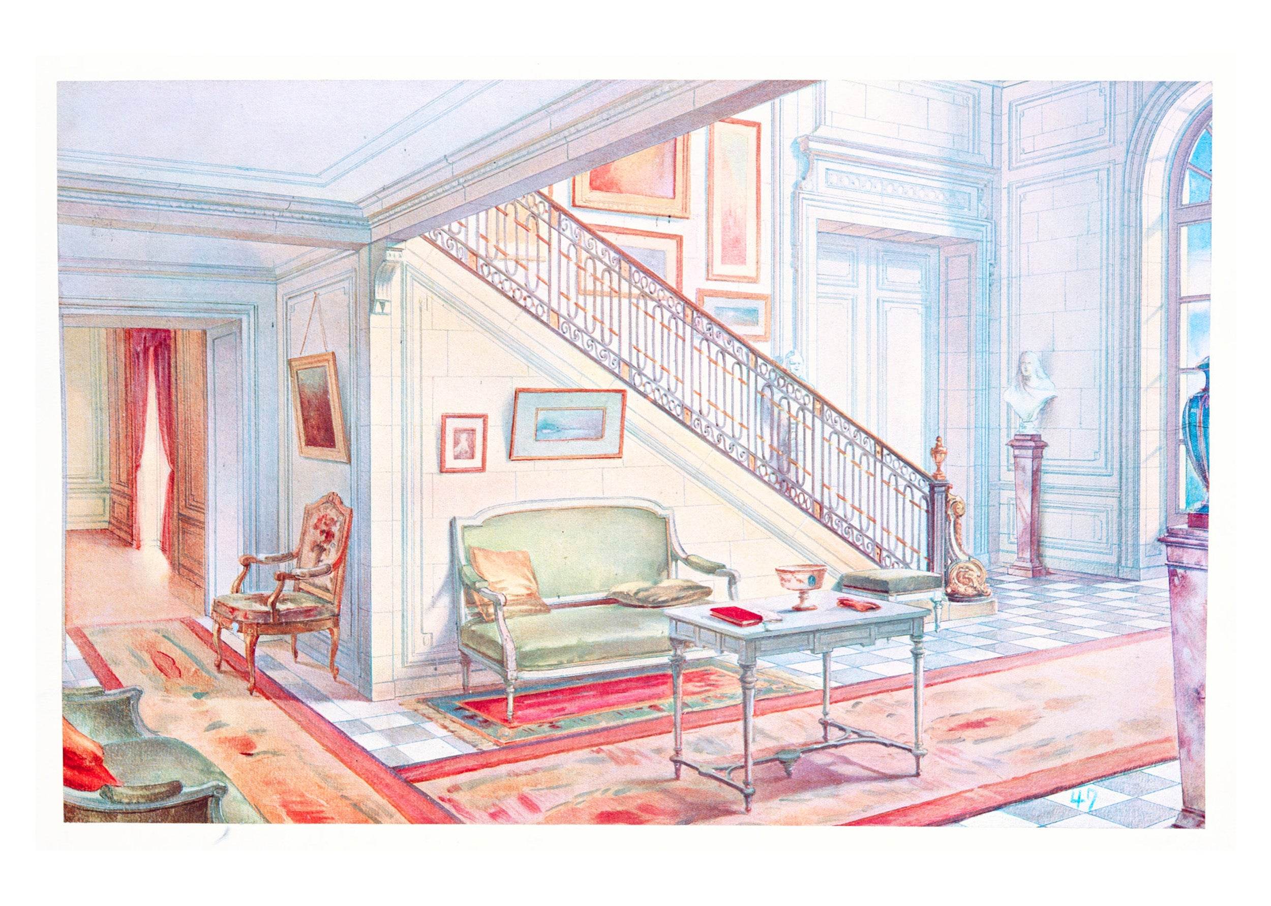 Départ d’Escalier et Partie de Vestibule - Hakyarts