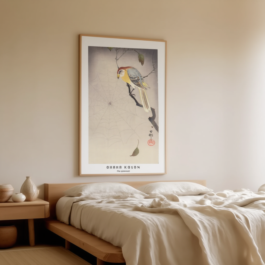 Ohara Koson - Spiderweb-plakaten