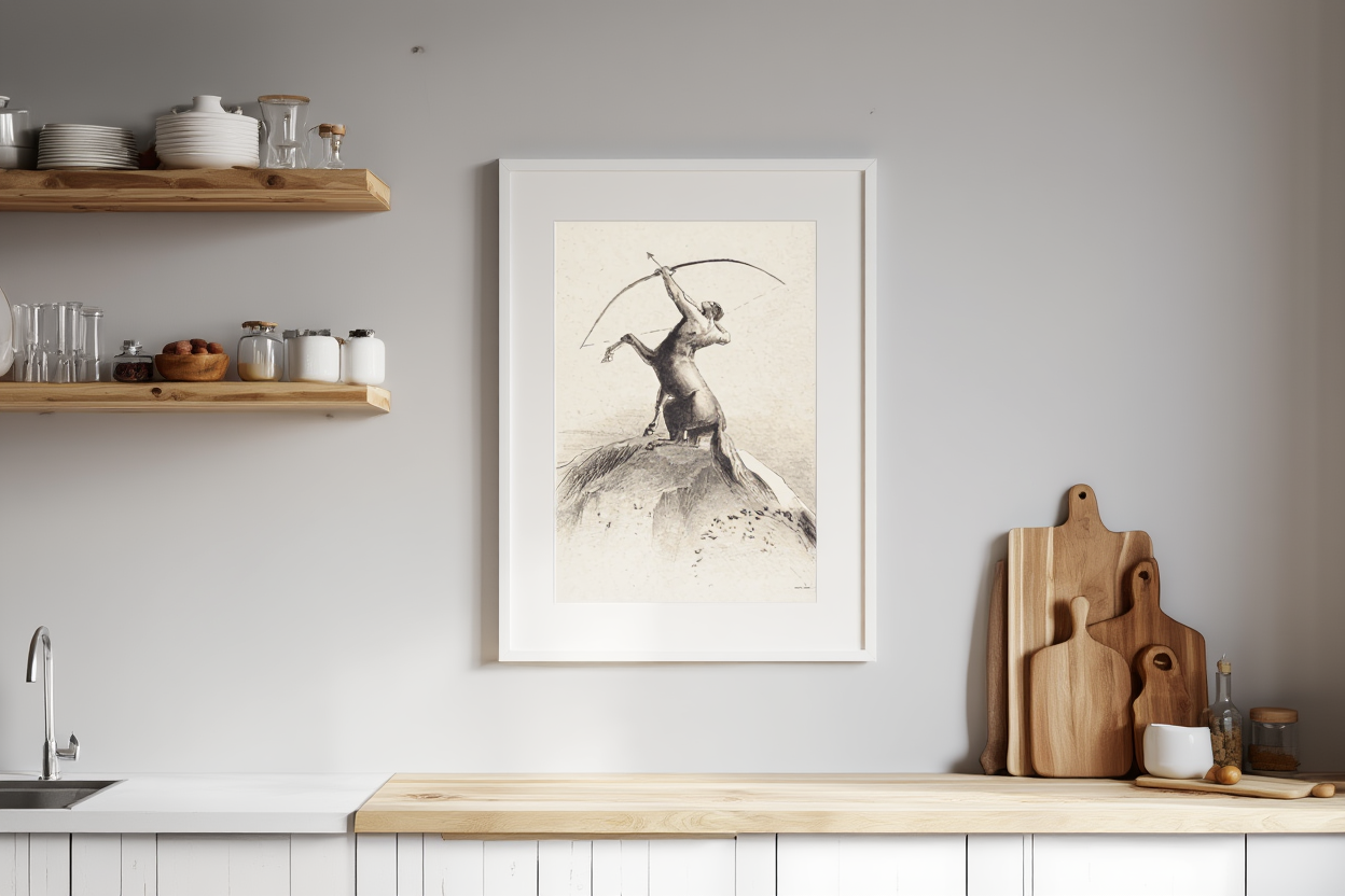 Odilon Redon - Centaur Visant les Nues