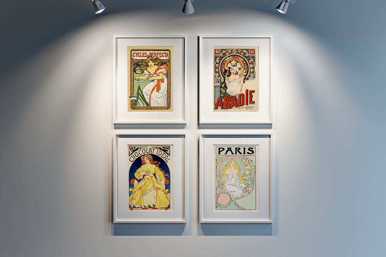 Curated Alphonse Mucha Prints – 4-Print Gallery Collection
