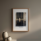 Princess Tuvstarr Gazing Down – Symbolist Figurative Art Print - Hakyarts