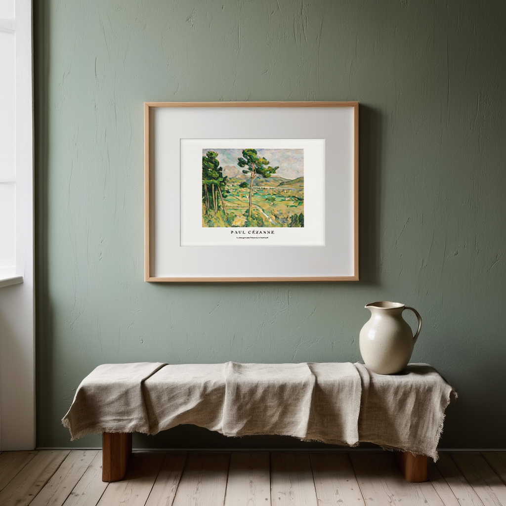 Paul Cézanne - La Montagne Sainte-Victoire vue de Montbriand Poster