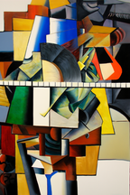 Portrait of Mikhail Matjuschin – Kazimir Malevich Poster | Suprematist Abstract Art Print
