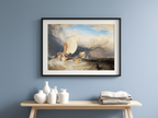 Fishing Boats with Hucksters Bargaining for Fish by J.M.W. Turner – Landscape Art Print