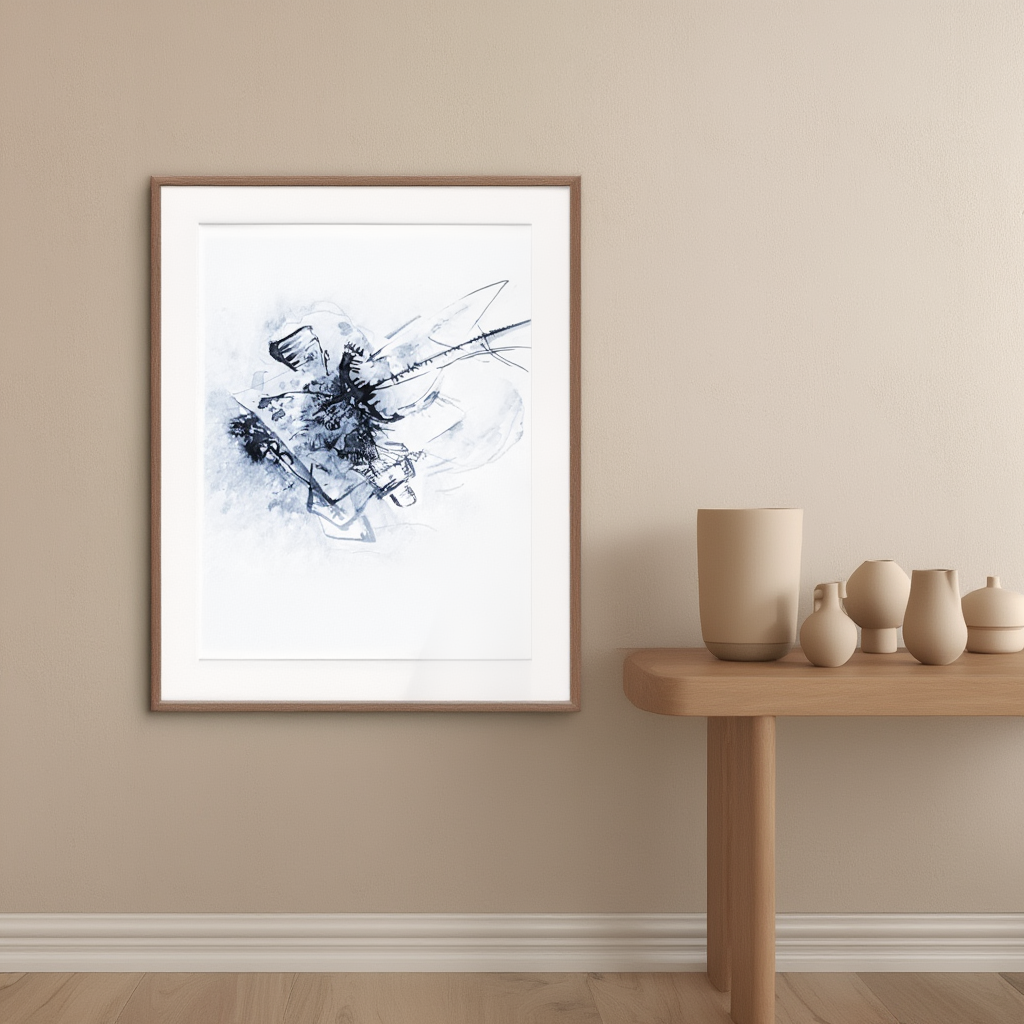 Untitled by Wassily Kandinsky – Abstract Modern Art Print